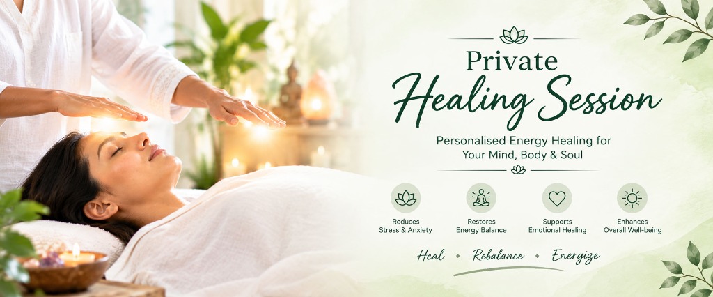 Private Healing Session - Personalised Energy Healing for Your Mind, Body & Soul