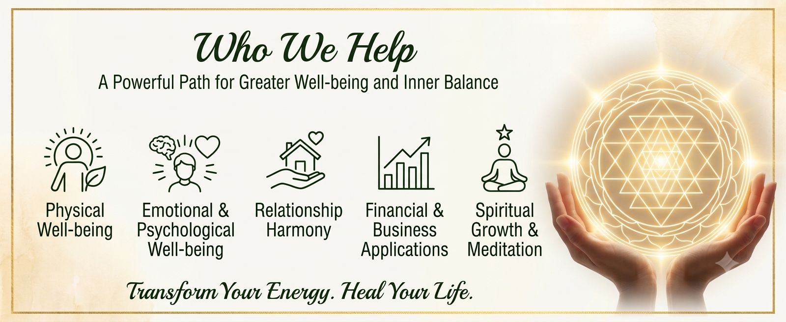 Who We Help - Holistic Energy Healing Applications