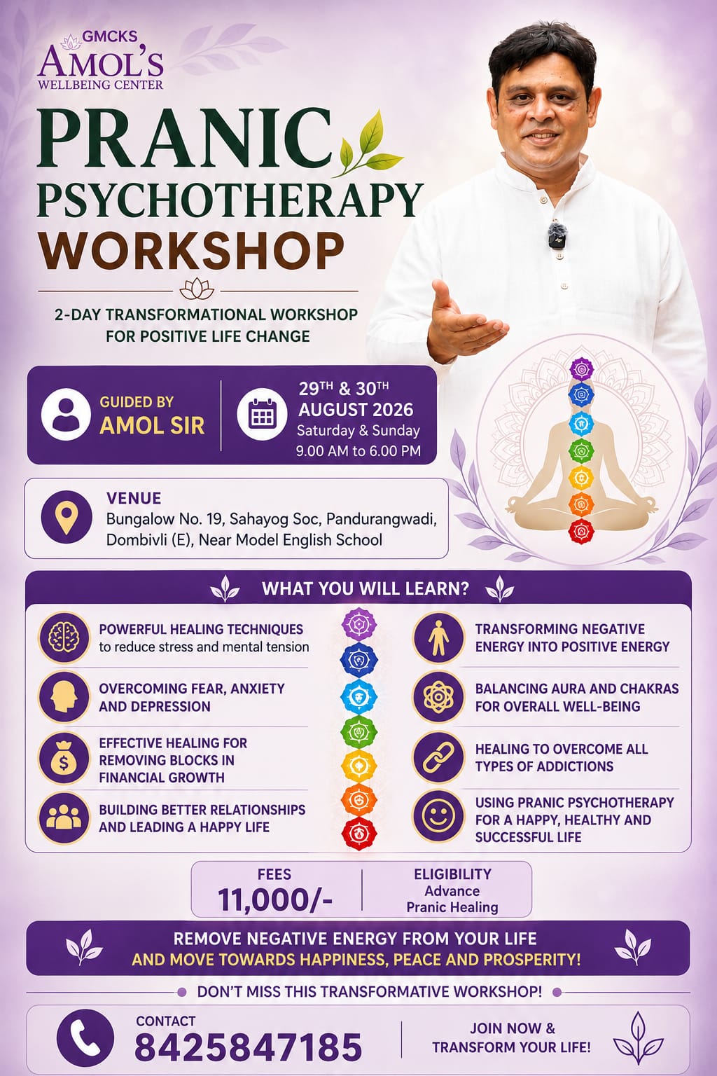 PRANIC PSYCHOTHERAPY WORKSHOP